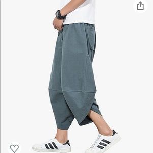 Invachi Cotton Harem Capri Pants